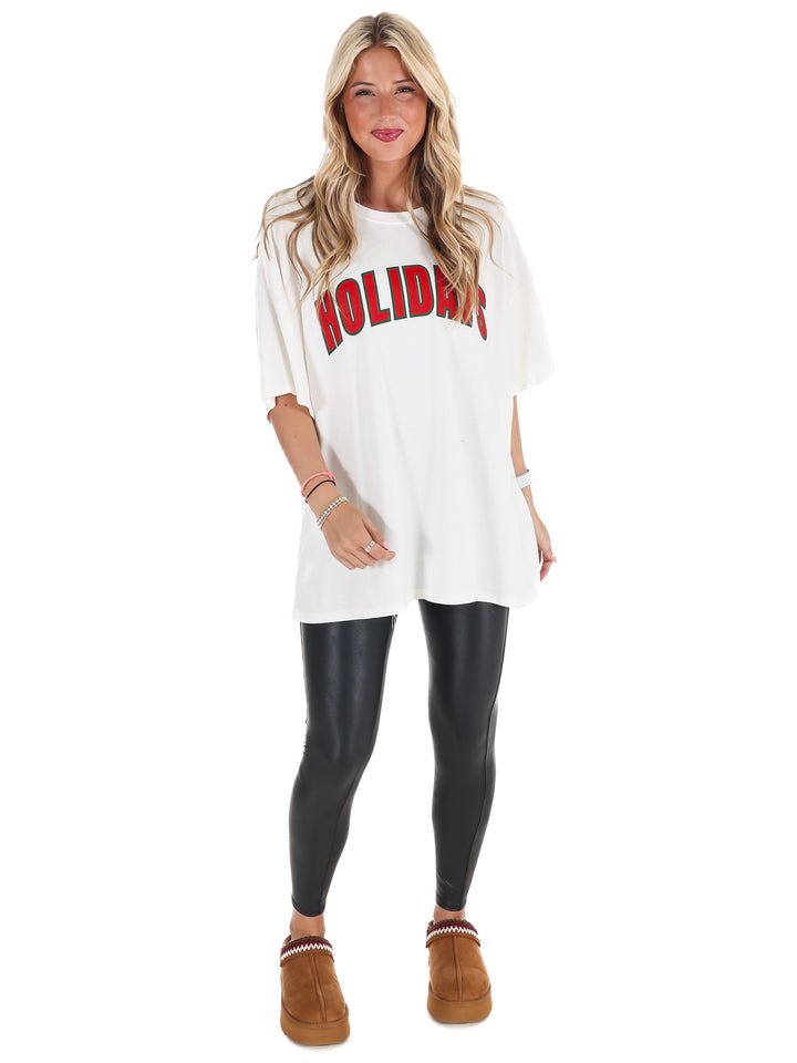 Holidays Oversized Tee