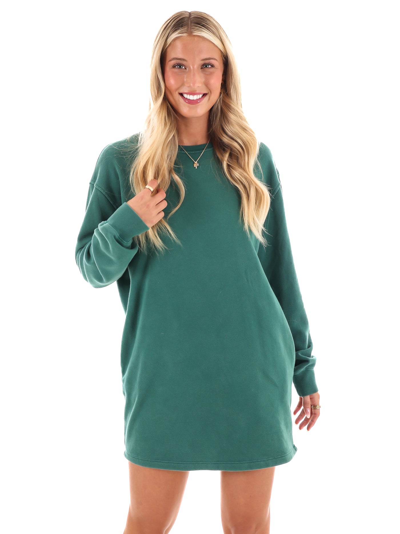 Relaxed Fit Sweatshirt Dress