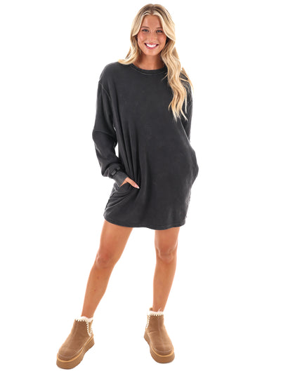 Relaxed Fit Sweatshirt Dress