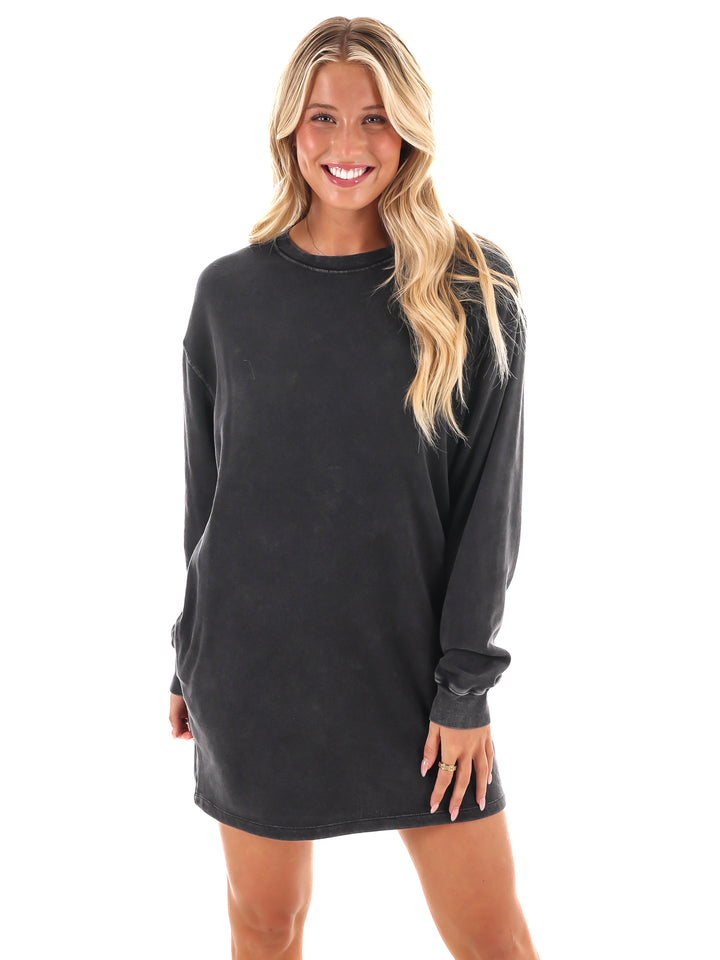 Relaxed Fit Sweatshirt Dress