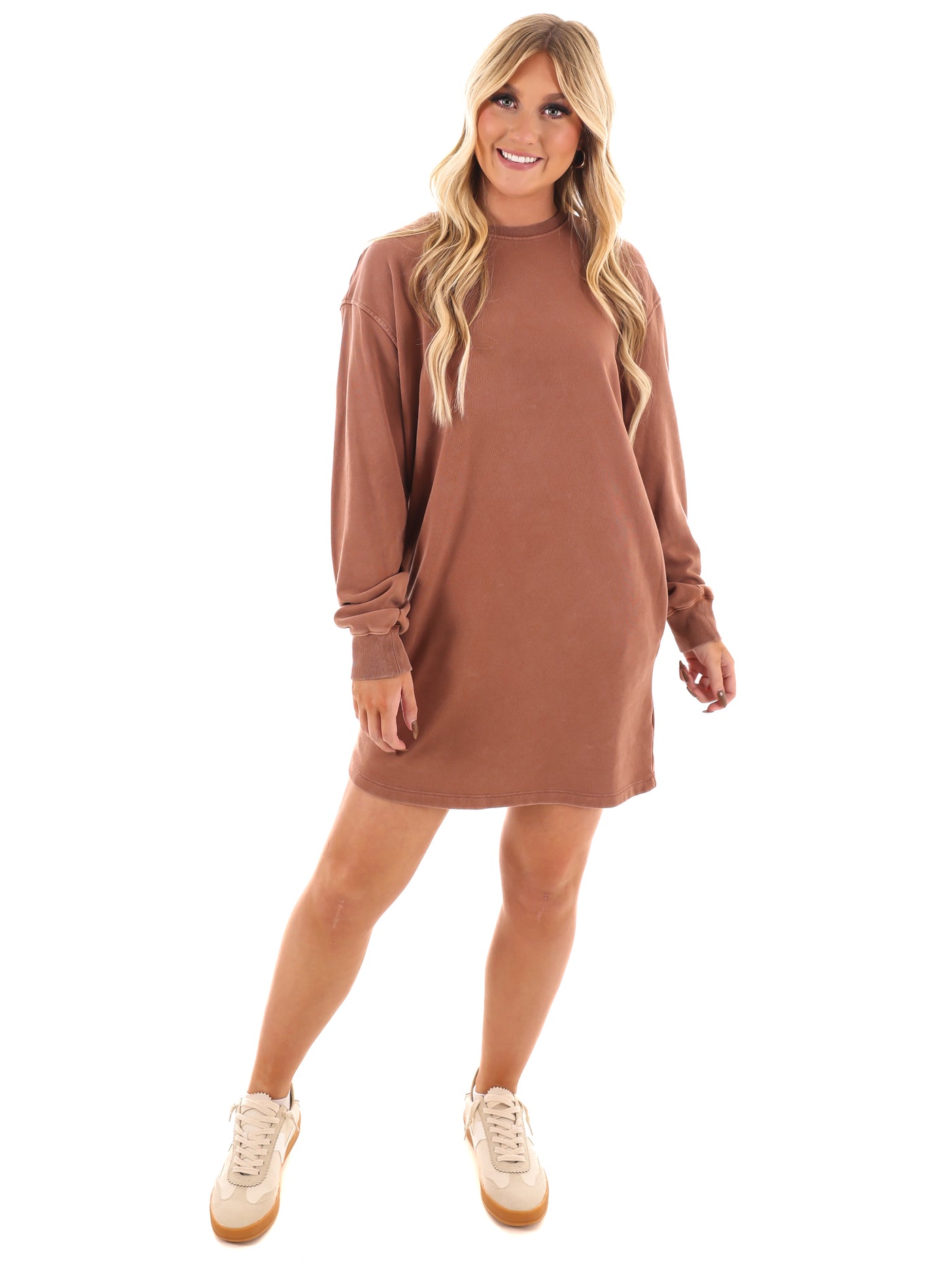 Relaxed Fit Sweatshirt Dress