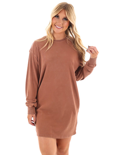 Relaxed Fit Sweatshirt Dress