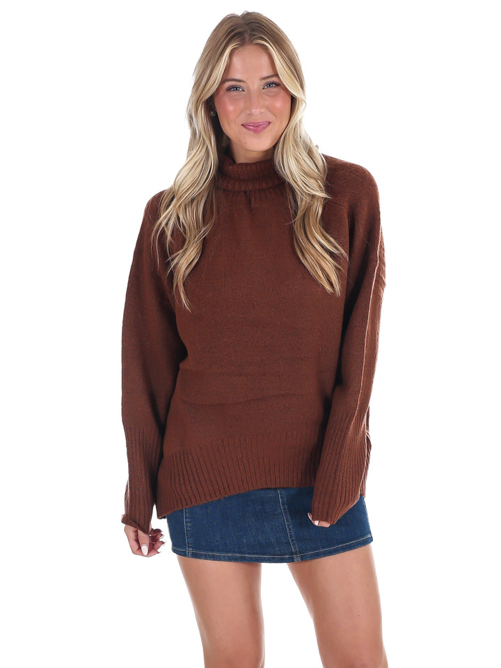 Highland Oversized Turtleneck Sweater