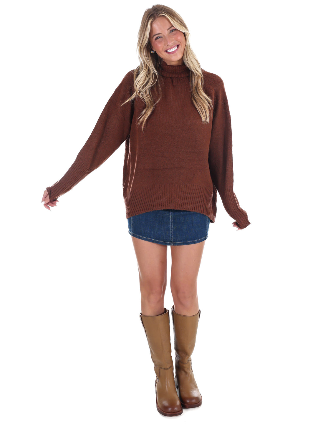 Highland Oversized Turtleneck Sweater