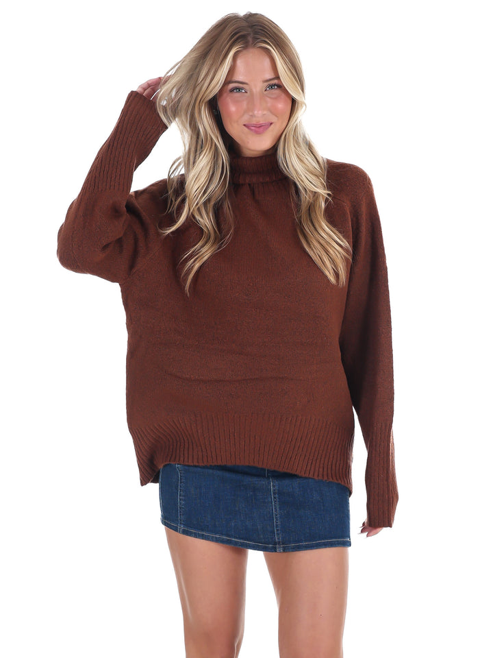 Highland Oversized Turtleneck Sweater