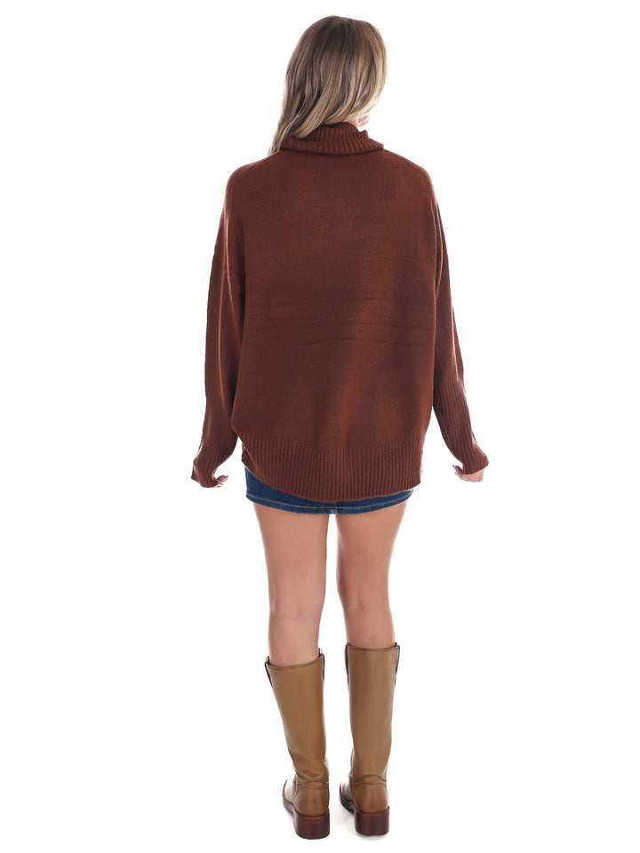 Highland Oversized Turtleneck Sweater