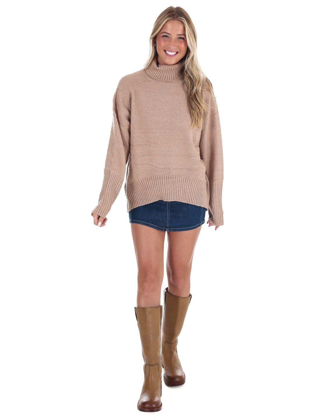 Highland Oversized Turtleneck Sweater