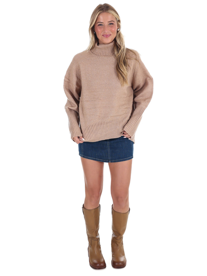 Highland Oversized Turtleneck Sweater