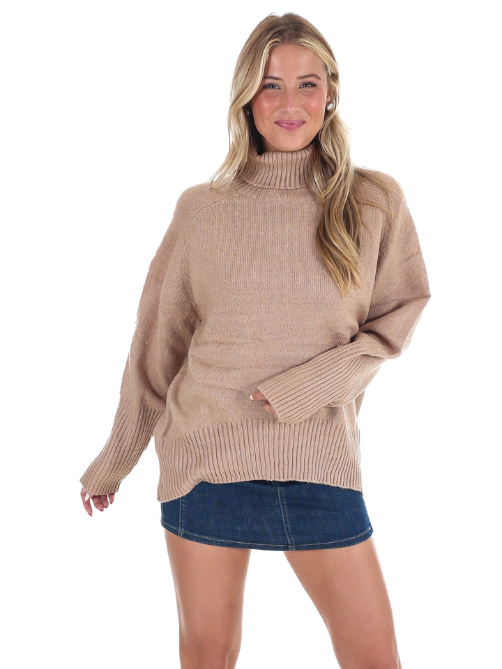 Highland Oversized Turtleneck Sweater