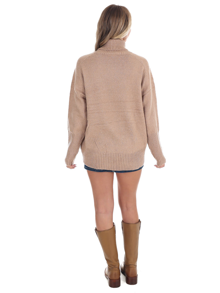 Highland Oversized Turtleneck Sweater