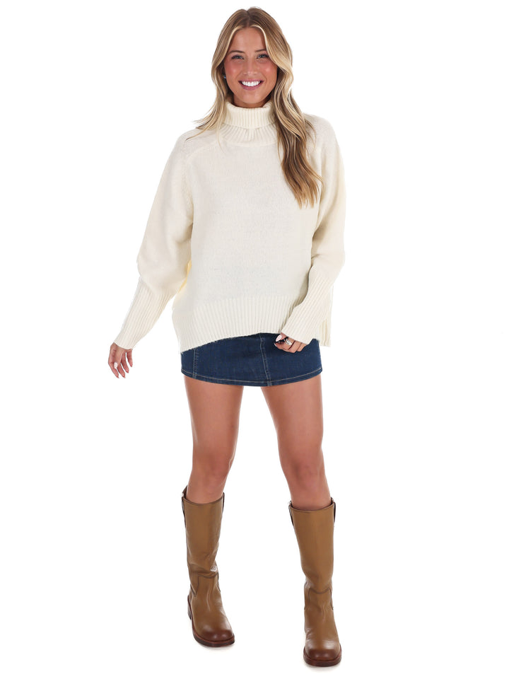 Highland Oversized Turtleneck Sweater