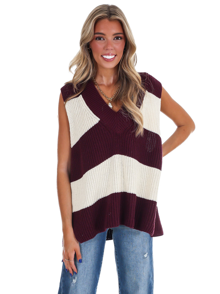 Market Days V-Neck Sweater