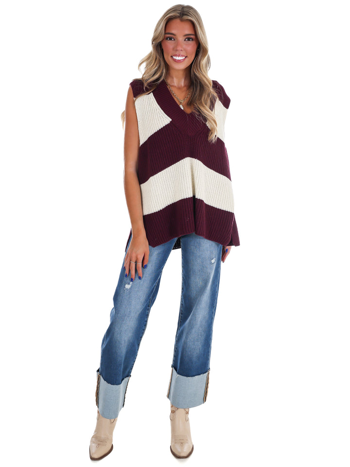 Market Days V-Neck Sweater
