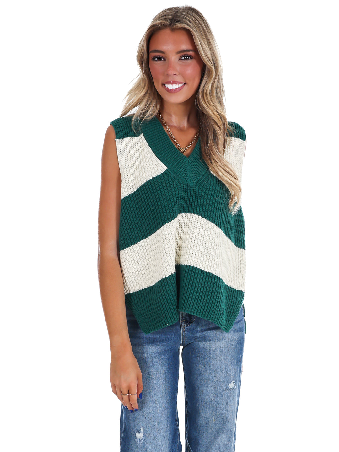 Market Days V-Neck Sweater