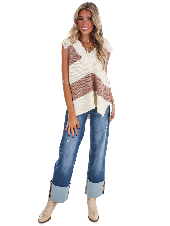 Market Days V-Neck Sweater