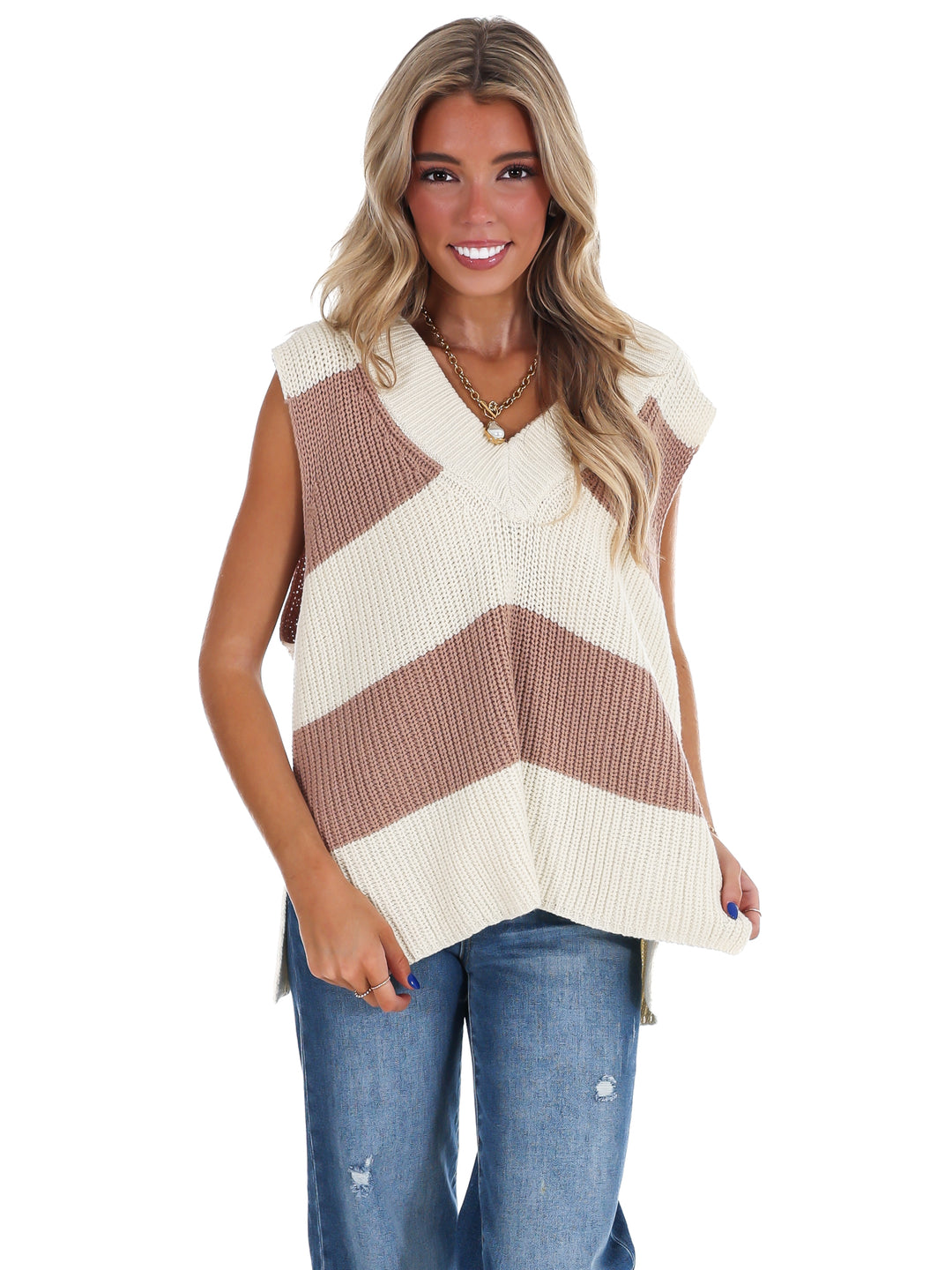 Market Days V-Neck Sweater