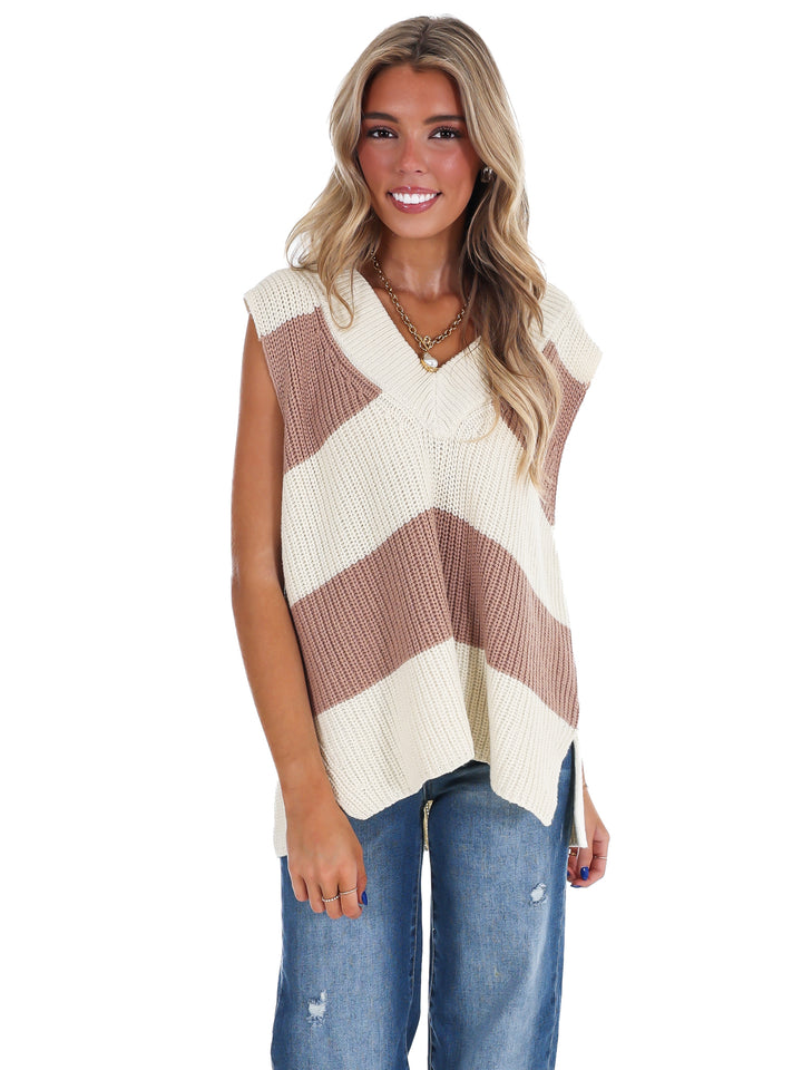 Market Days V-Neck Sweater