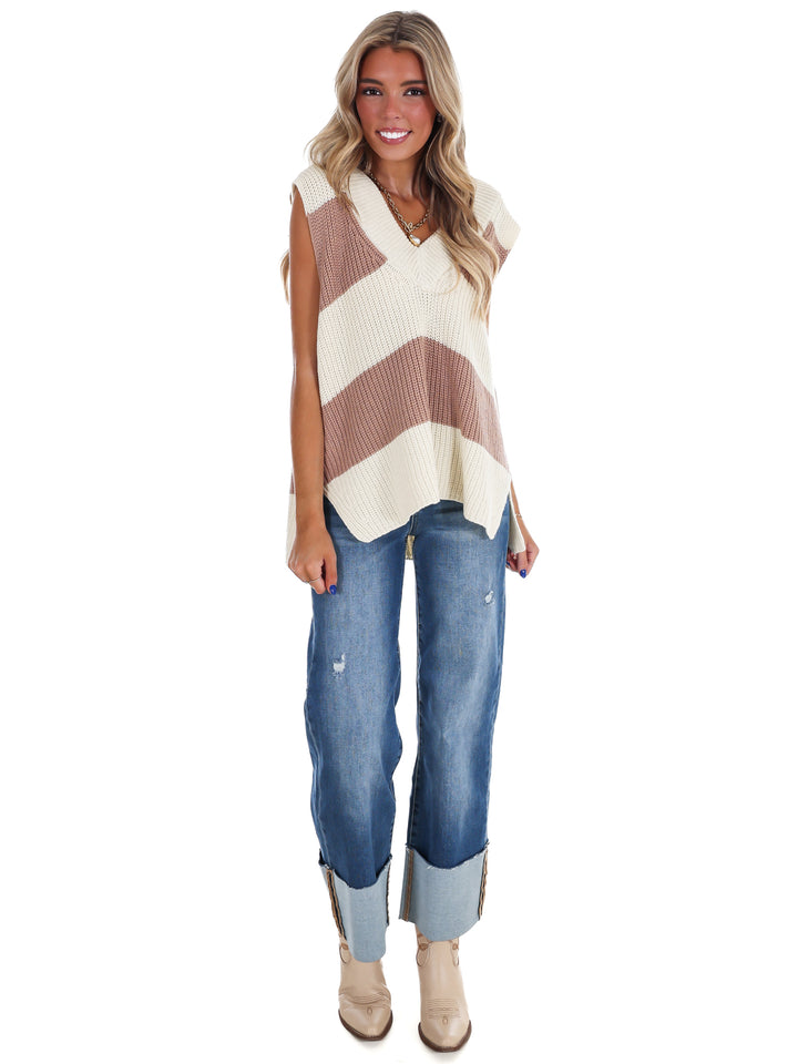 Market Days V-Neck Sweater