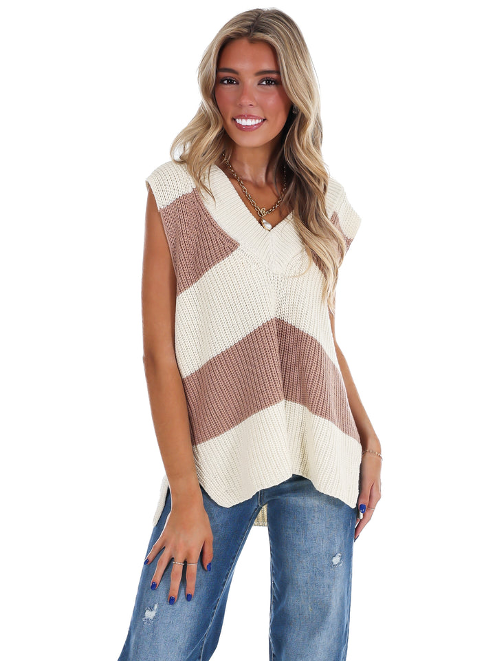 Market Days V-Neck Sweater