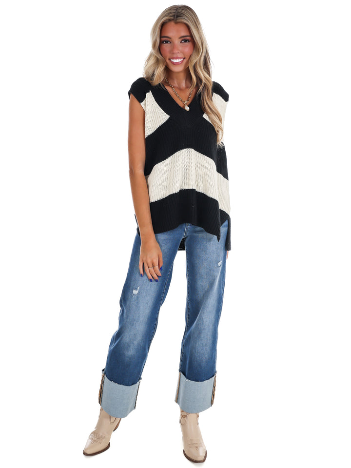Market Days V-Neck Sweater