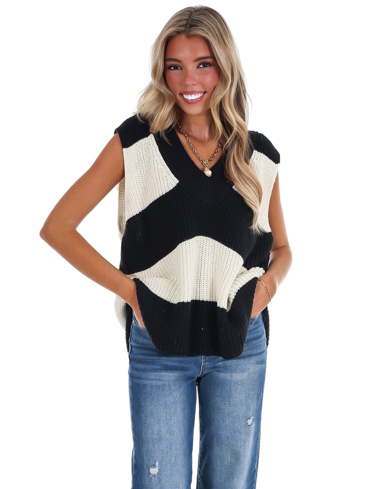 Market Days V-Neck Sweater