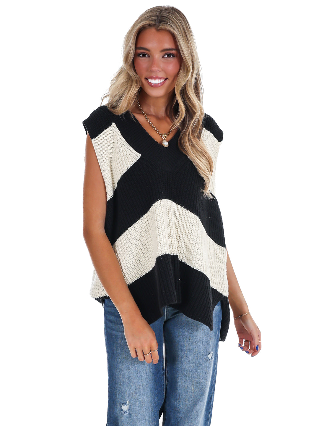 Market Days V-Neck Sweater
