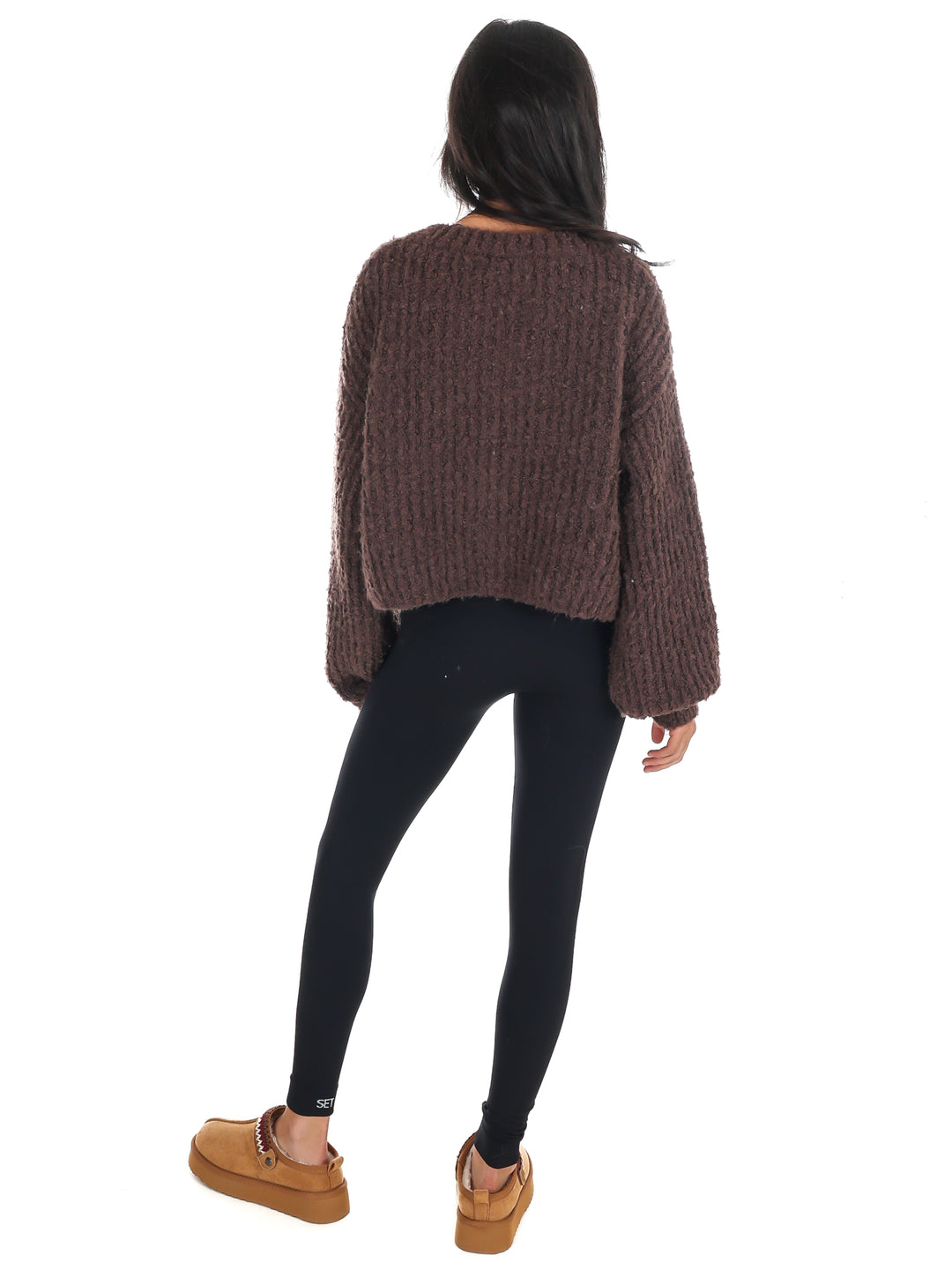 Fluffy Knit Button Up Cardigan Doorbuster