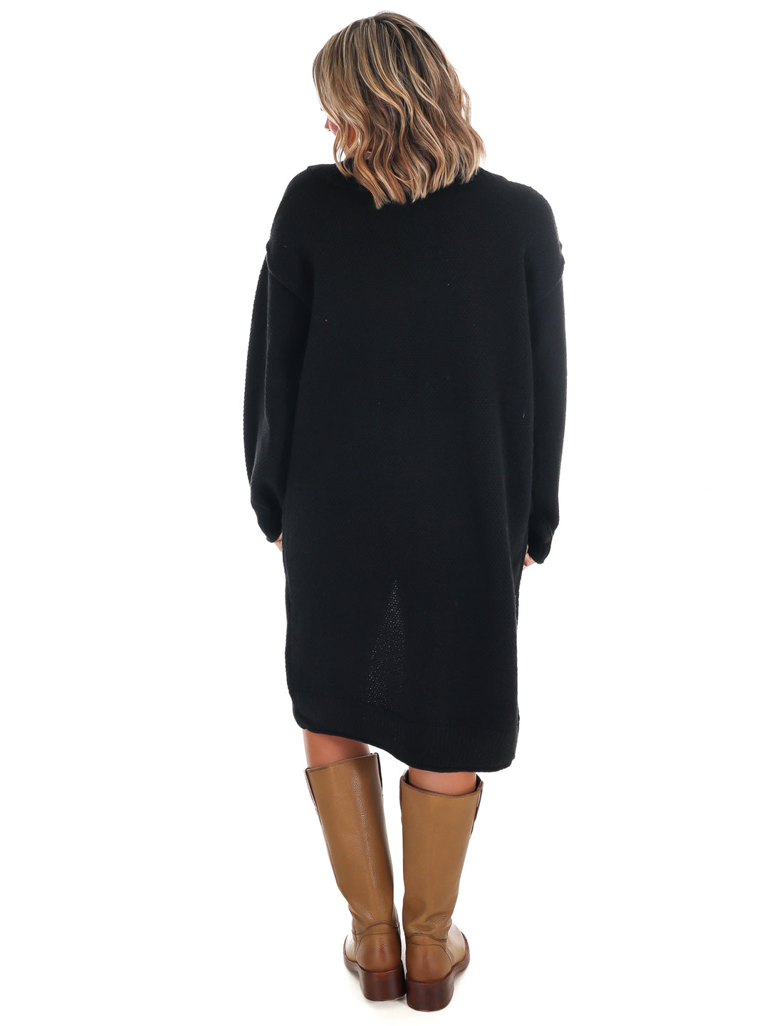 Oversized Textured Long Cardigan Doorbuster