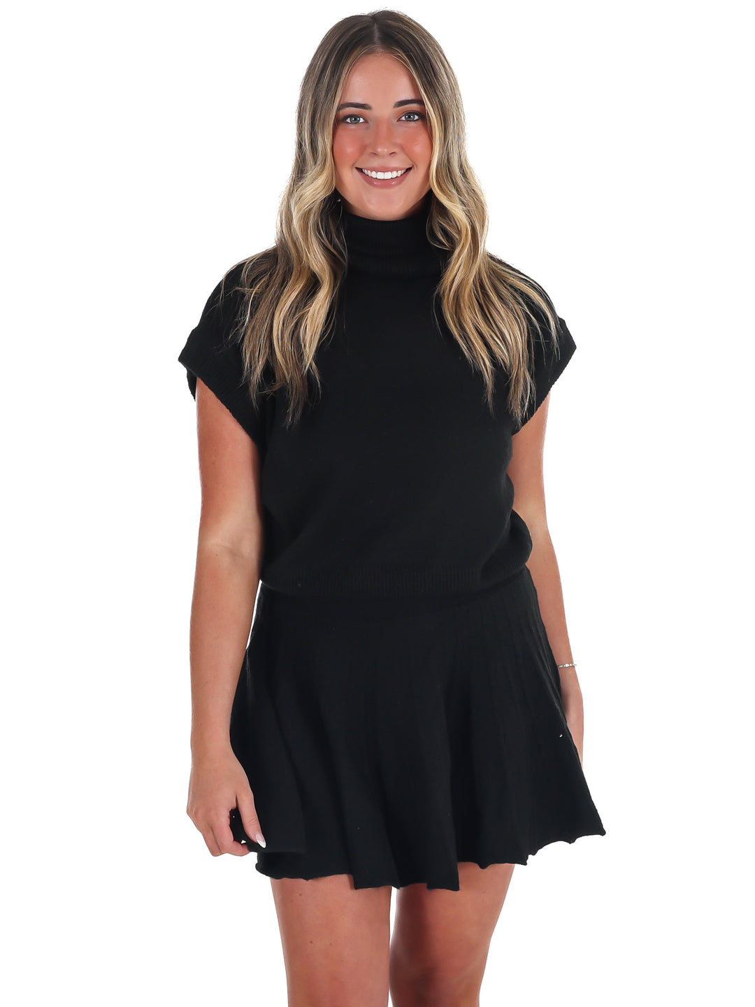 Cozy Harvest Pleated Skirt Set