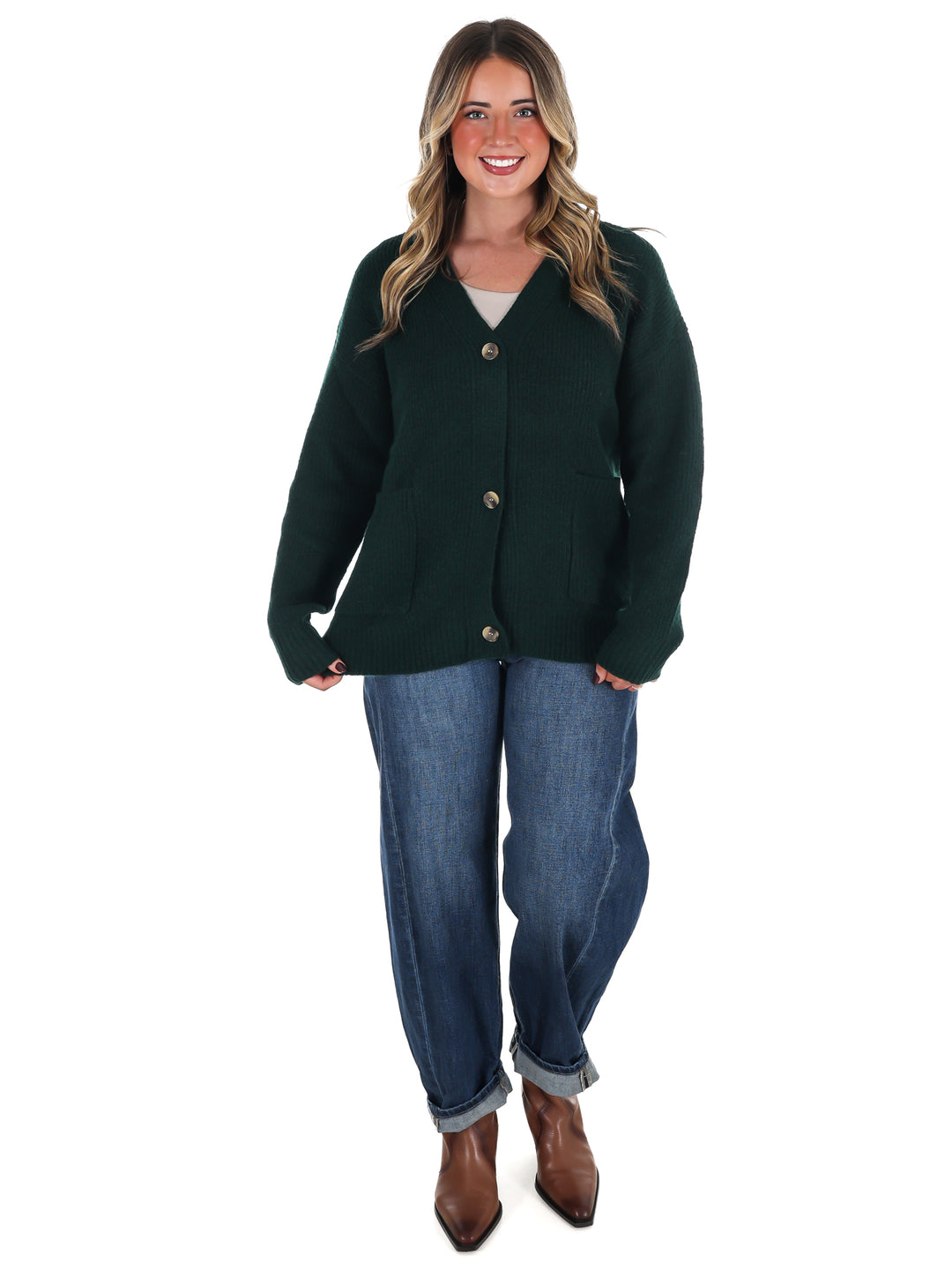 Oversized Button Up Cozy Cardigan Doorbuster