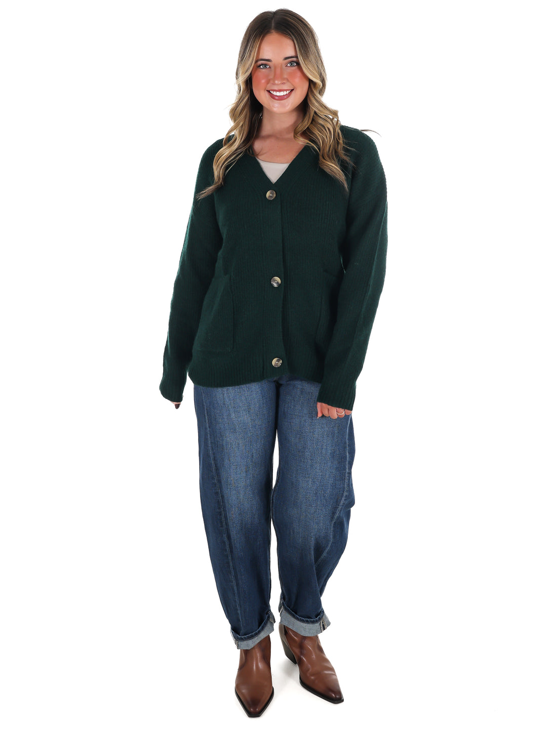 Oversized Button Up Cozy Cardigan Doorbuster