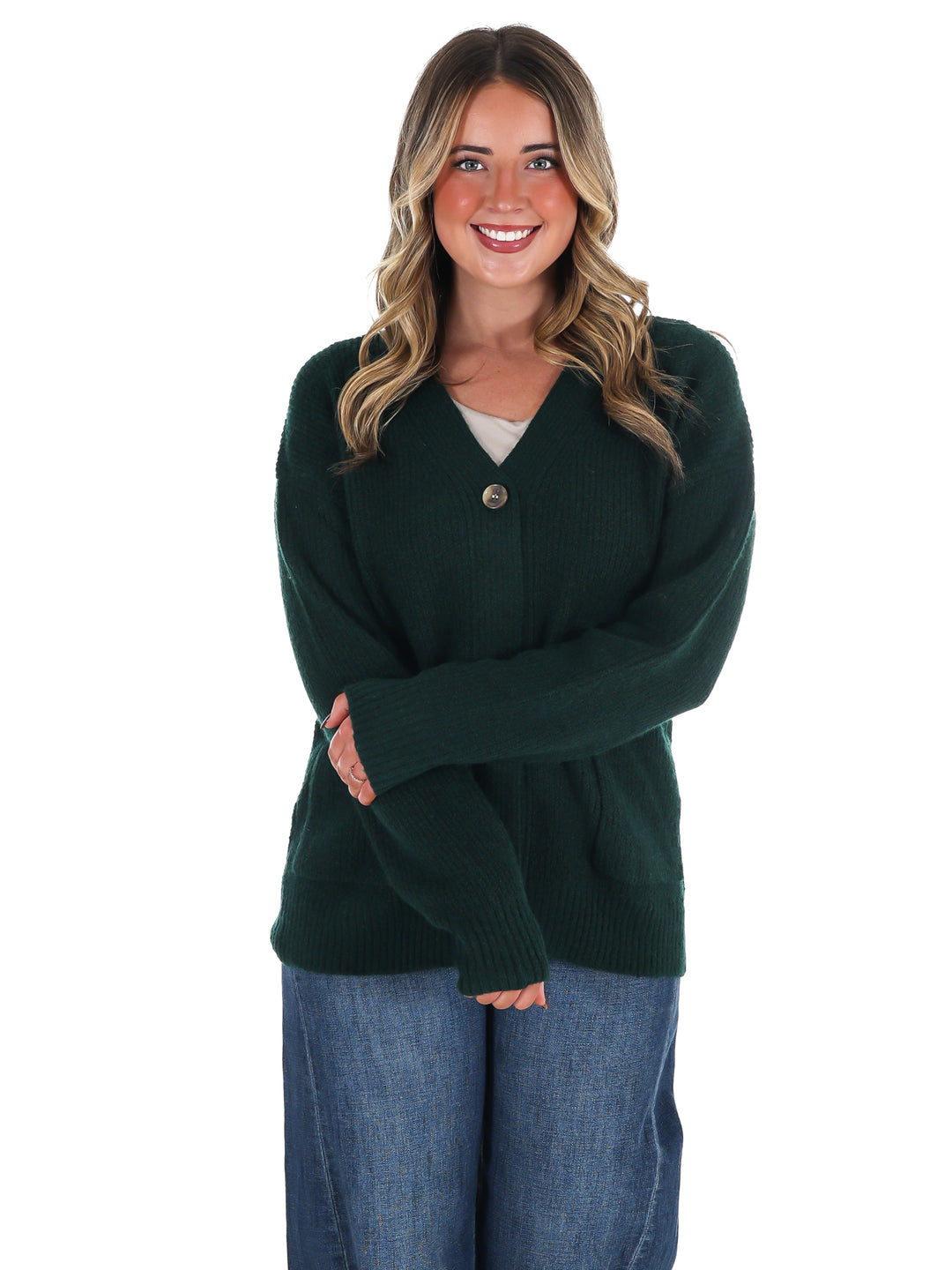 Oversized Button Up Cozy Cardigan Doorbuster