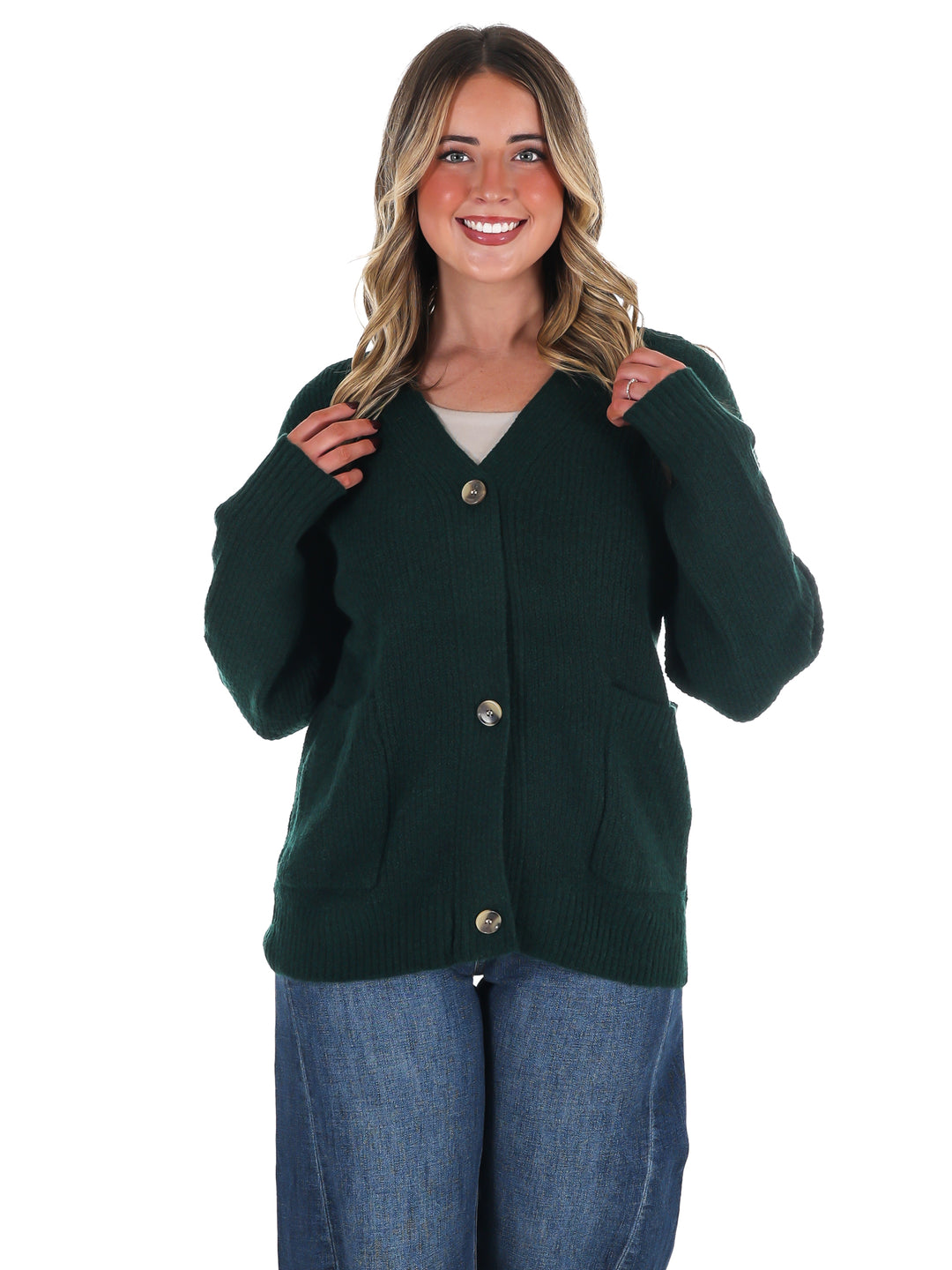 Oversized Button Up Cozy Cardigan Doorbuster