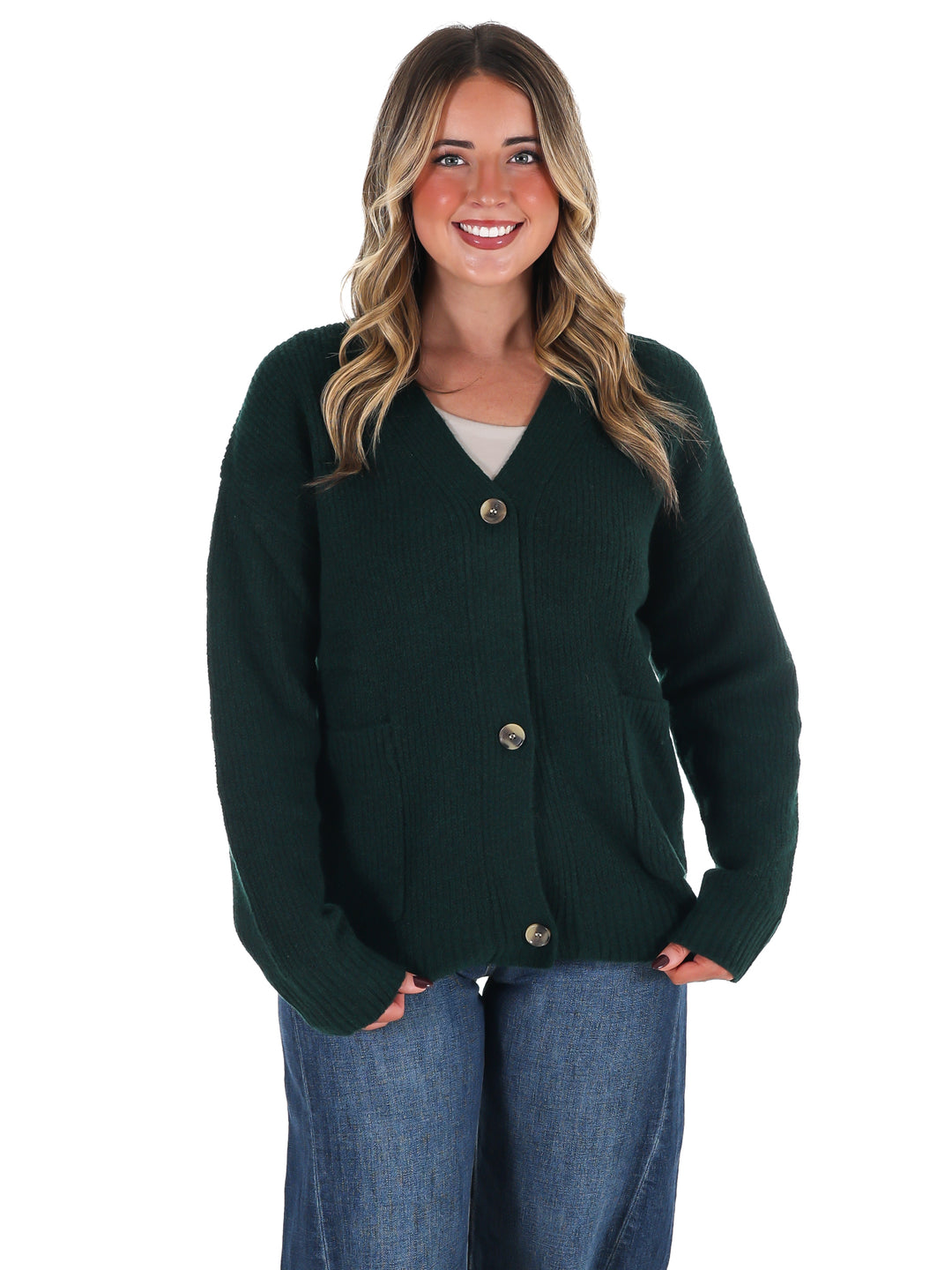 Oversized Button Up Cozy Cardigan Doorbuster