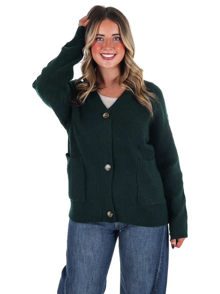 Oversized Button Up Cozy Cardigan Doorbuster