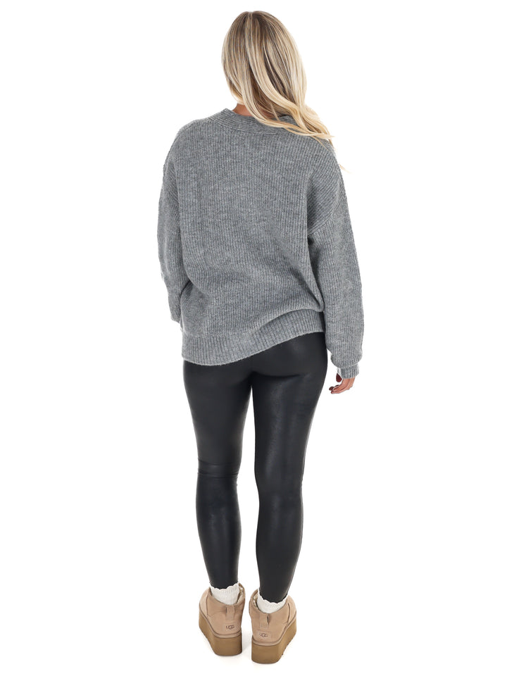 Oversized Button Up Cozy Cardigan Doorbuster