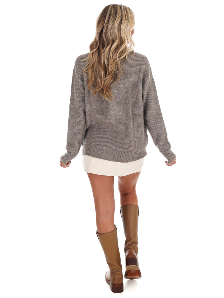 Oversized Button Up Cozy Cardigan Doorbuster