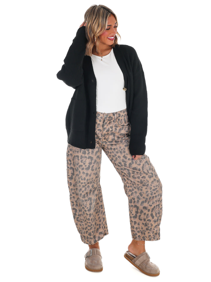 Oversized Button Up Cozy Cardigan Doorbuster