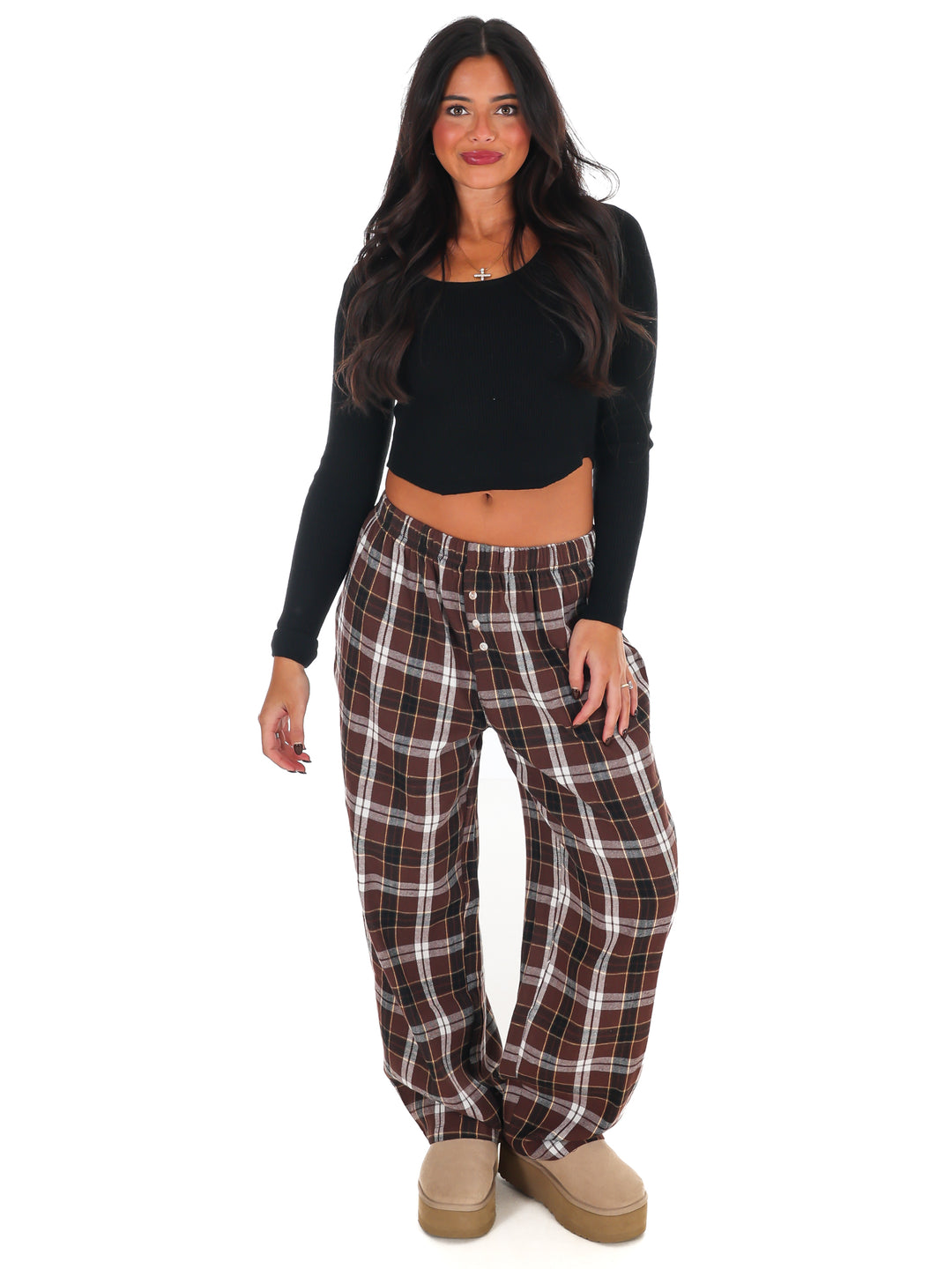 Plaid Lounge Pants Doorbuster