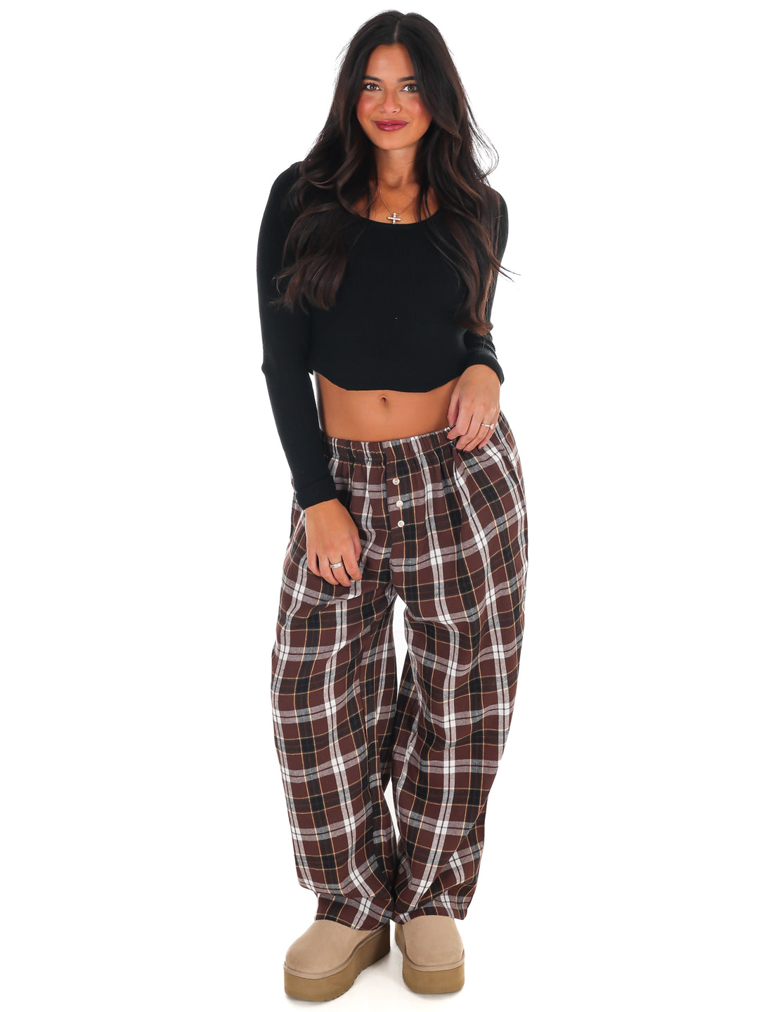 Plaid Lounge Pants Doorbuster