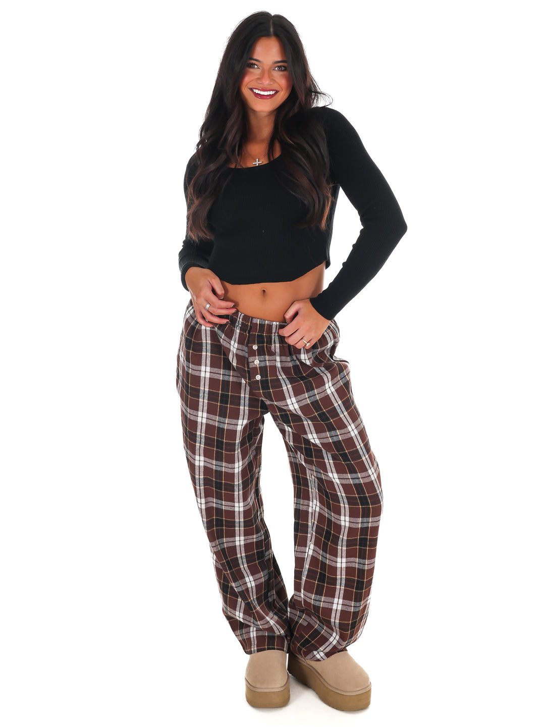Plaid Lounge Pants Doorbuster