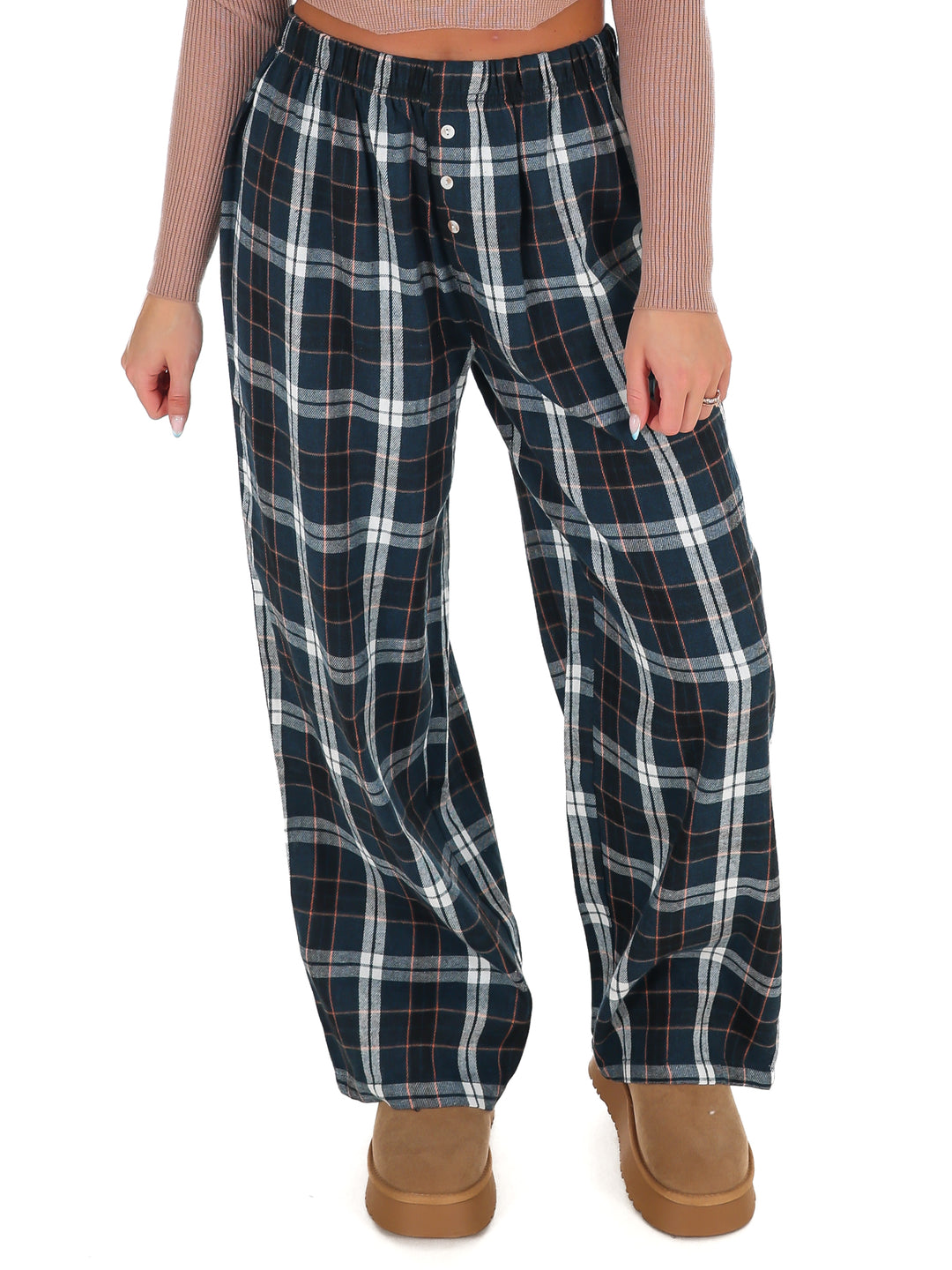 Plaid Lounge Pants Doorbuster