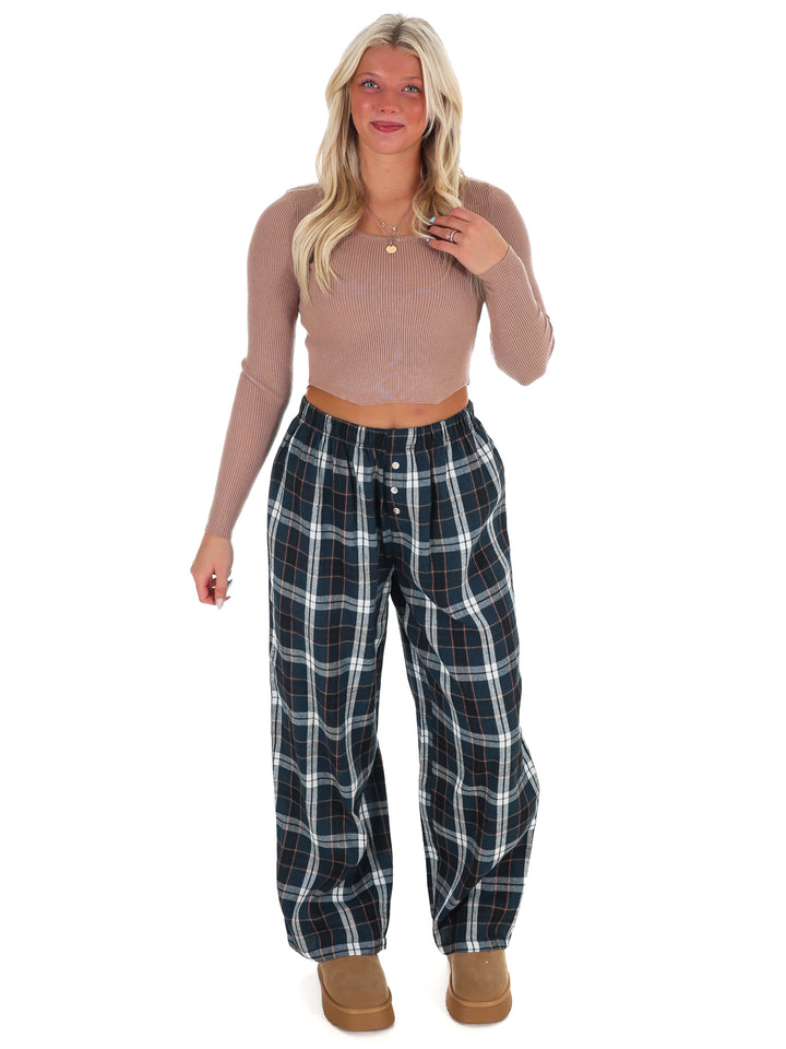 Plaid Lounge Pants Doorbuster