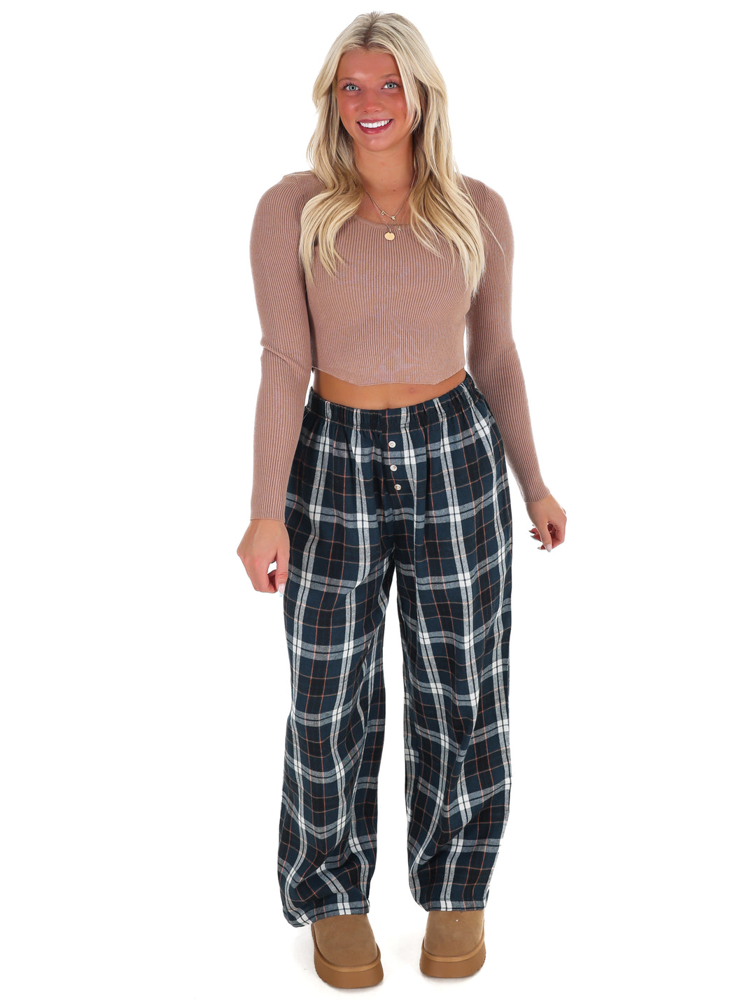 Plaid Lounge Pants Doorbuster