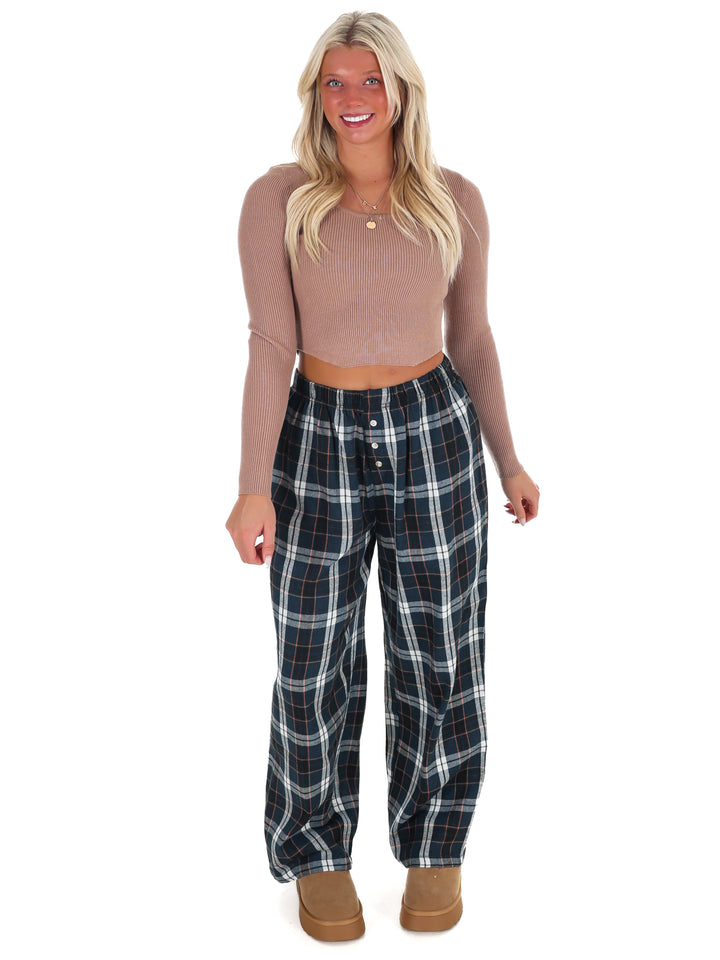 Plaid Lounge Pants Doorbuster