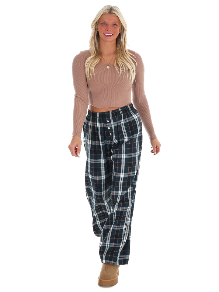 Plaid Lounge Pants Doorbuster