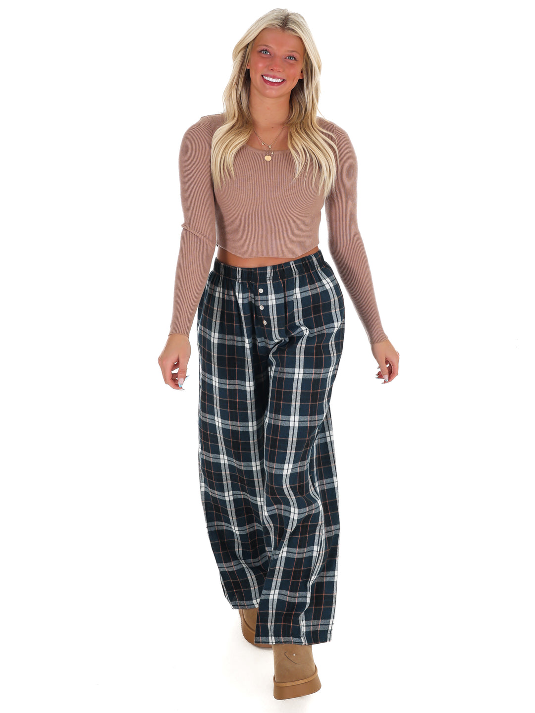 Plaid Lounge Pants Doorbuster