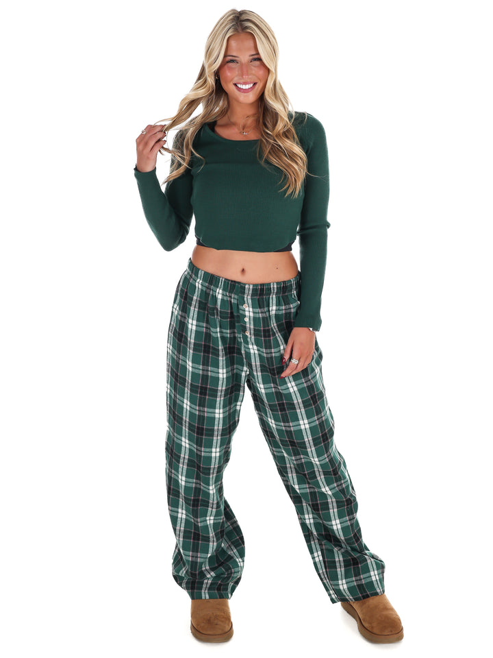 Plaid Lounge Pants Doorbuster