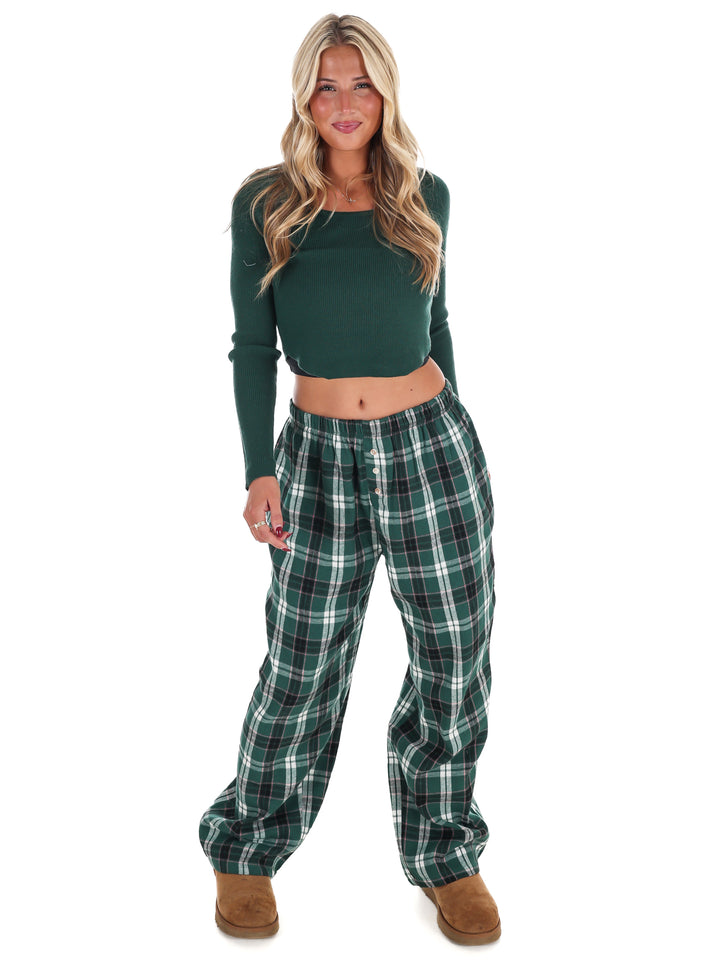 Plaid Lounge Pants Doorbuster