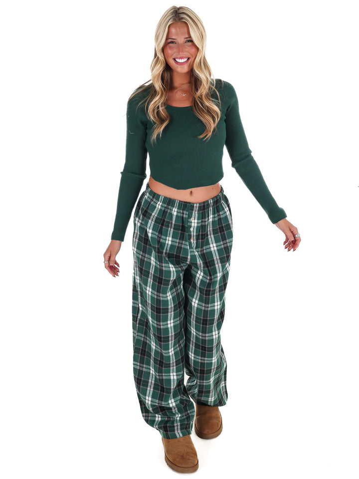 Plaid Lounge Pants Doorbuster